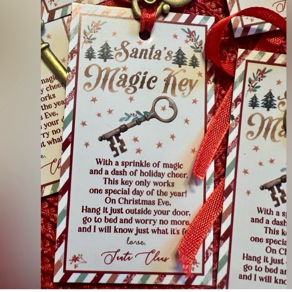 Gold Santa Keys 5/$15